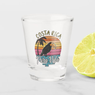 Costa Rica Toucans, Pura Vida  Shot Glass