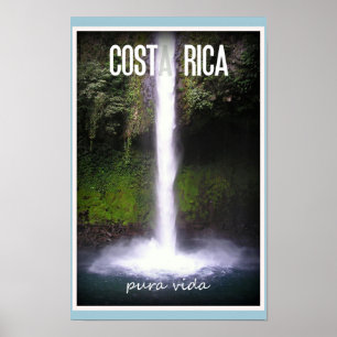 Costa Rica Travel Poster