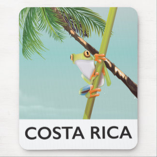Costa Rica Tree Frog Vacation poster Mouse Pad