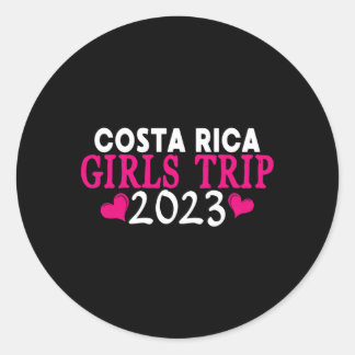 Costa Rica Trip 2023 'S Bachelorette Py Classic Round Sticker