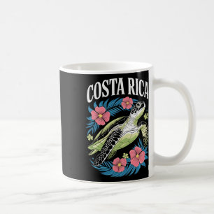 Costa Rica Turtle Sea Vacation Tropical Pura Vida Coffee Mug