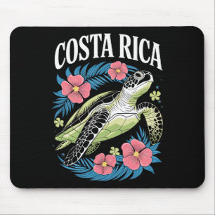 Costa Rica Turtle Sea Vacation Tropical Pura Vida Mouse Pad