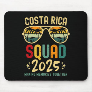 Costa Rica Vacation Squad 2025 Family Vacation Tri Mouse Pad