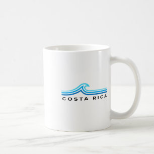 Costa Rica Waves Vintage Mens Womens Girls Boys So Coffee Mug