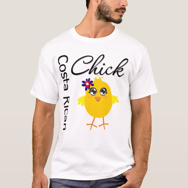 Costa Rican Chick T-Shirt (Front)
