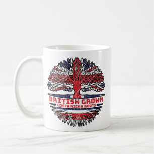 Costa Rican Costa Rica Uk United Kingdom British Coffee Mug