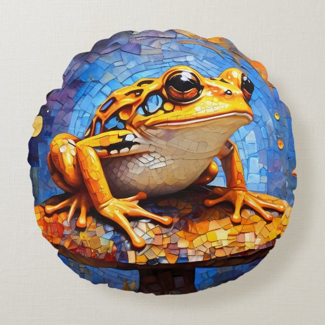Costa Rican Dart Frog Throw Pillow cushions  (Front)