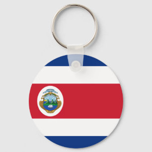 Costa Rican flag Keychain