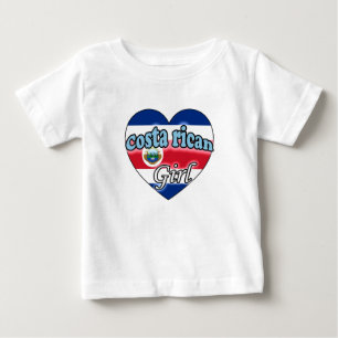 Costa Rican Girl Baby T-Shirt