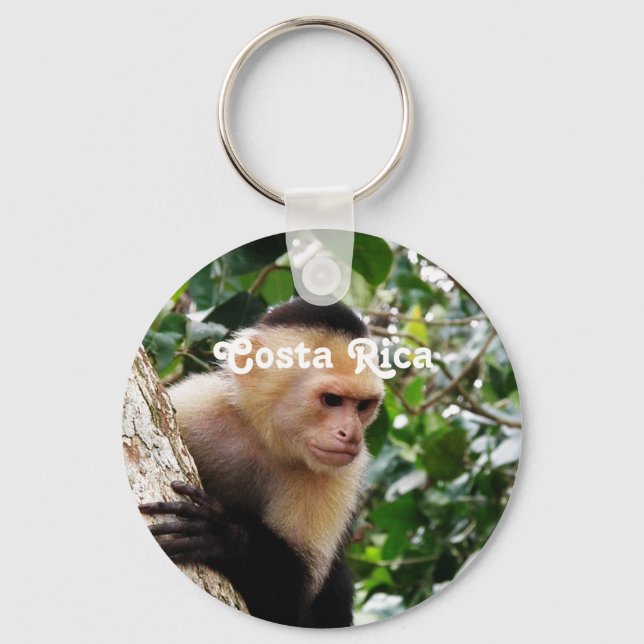 Costa Rican Monkey Key Ring (Front)