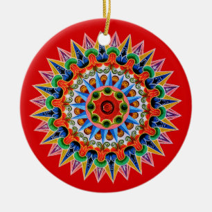 Costa Rican Oxcartwheel Ornament 