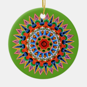 Costa Rican Oxcartwheel Ornament 