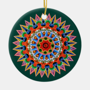 Costa Rican Oxcartwheel Ornament 
