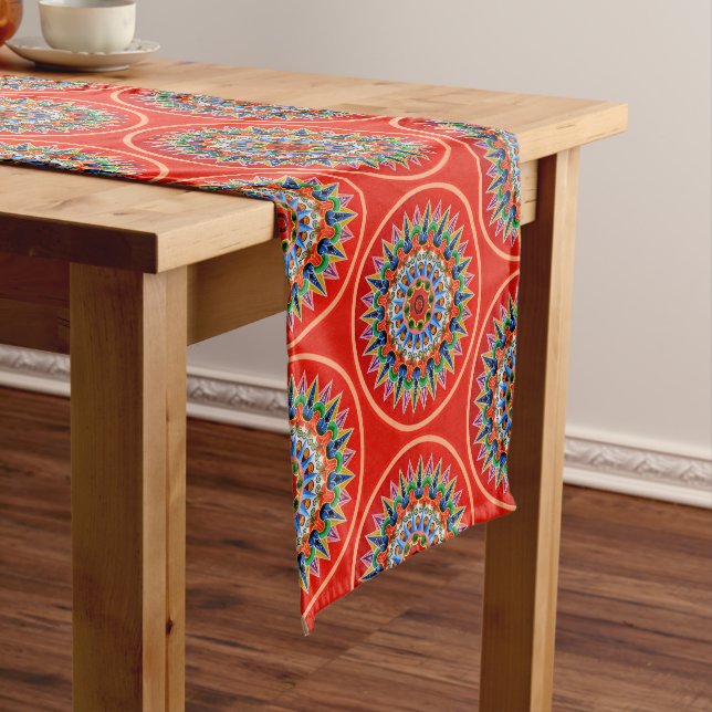 Costa Rican Oxcartwheel Table Runner (In Situ)