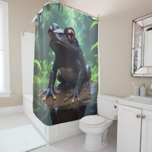 Costa Rican Poison Dart Frog Shower Curtains