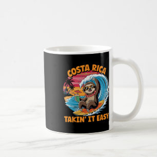 Costa Rican Vida Surfer Take It Easy Costa Rica Sl Coffee Mug