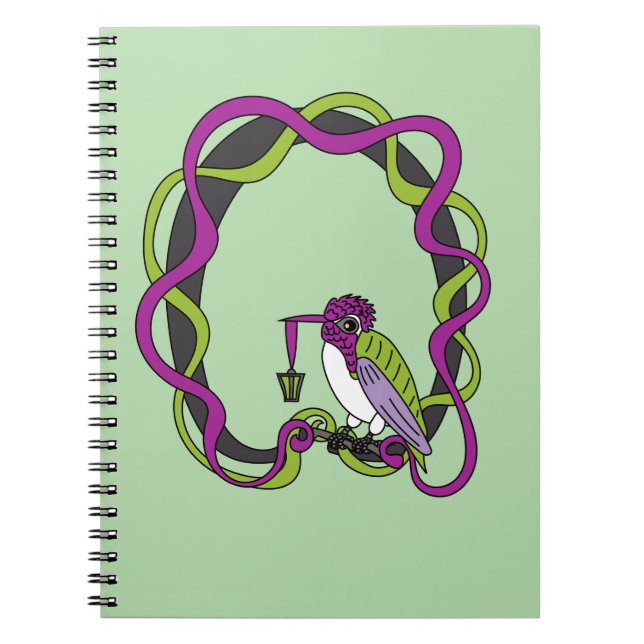 Costa’s hummingbird  notebook (Front)