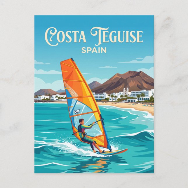 Costa Teguise Spain Postcard (Front)