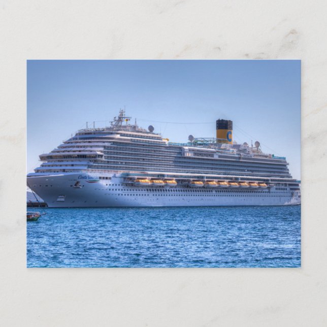 Costa Venezia Cruise Liner  Holiday Postcard (Front)