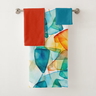 Costal Colour Drift Bath Towel Set