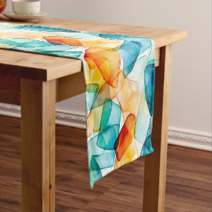 Costal Colour Drift Short Table Runner