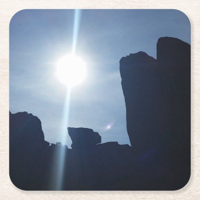 Costers Square Paper Coaster (Front)