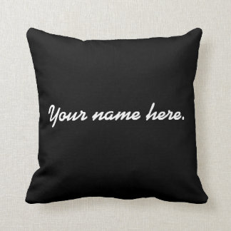 Costomized name pillow. cushion
