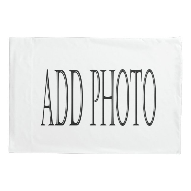 Costume add your own photo pillowcase (Back)