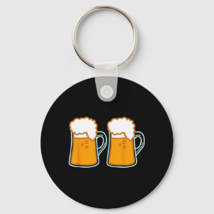 Costume Beer Funny Halloween Key Ring