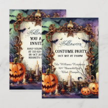 Costume Carnival Call: Tailored Halloween Invitati