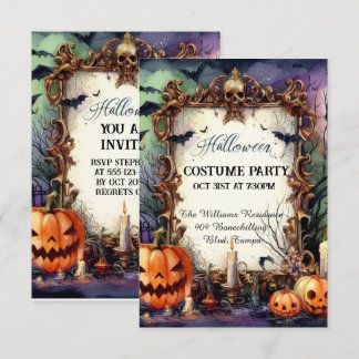 Costume Carnival Call: Tailored Halloween Invitati Invitation