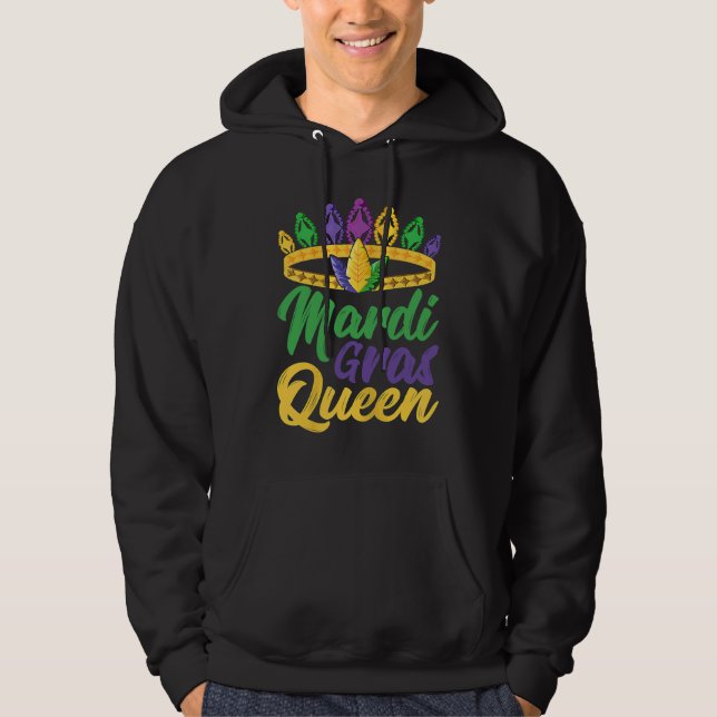 Costume Carnival  Queen Mardi Gras Party Costume Hoodie (Front)