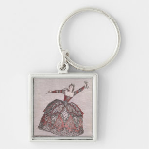 Costume design a Fury in 'Hippolyte et Aricie' Key Ring