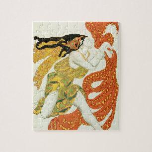 Costume design for a bacchante in 'Narcisse' Jigsaw Puzzle