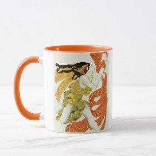 Costume design for a bacchante in 'Narcisse' Mug