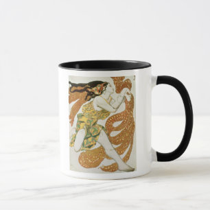 Costume design for a bacchante in 'Narcisse' Mug