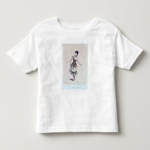 Costume design for a female harlequin, c.1880 toddler T-Shirt