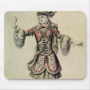 Costume design for a male dancer, c.1681 mouse pad