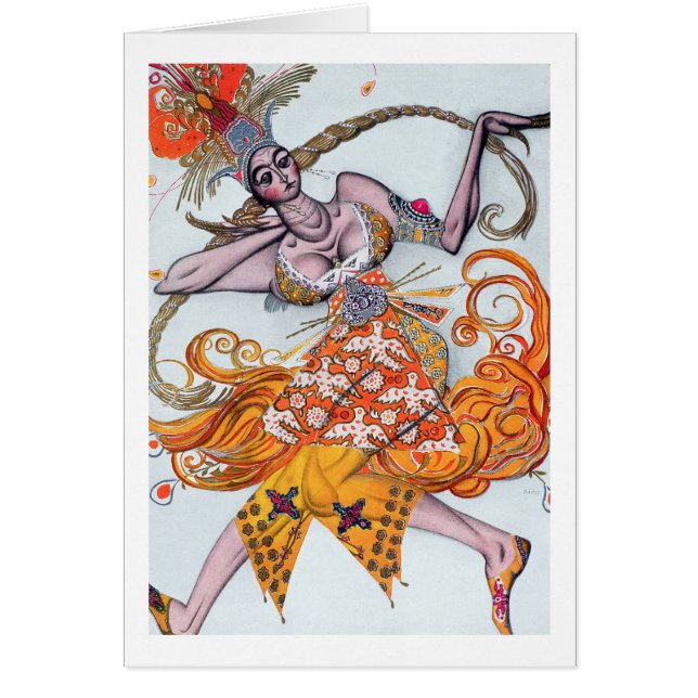 Costume design for a pas de deux danced at the ope (Front)