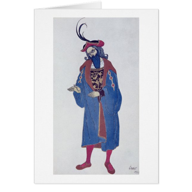 Costume design for Blue-Beard, from Sleeping Beaut (Front)
