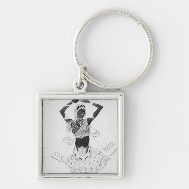 Costume design for 'Le Dieu Bleu', 1912 Key Ring (Front)