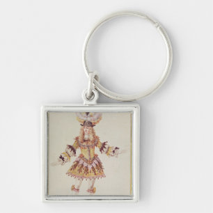 Costume design for male dancer, c.1660 key ring