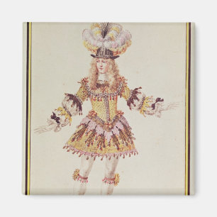 Costume design for male dancer, c.1660 magnet