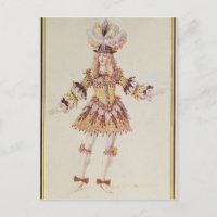 Costume design for male dancer, c.1660