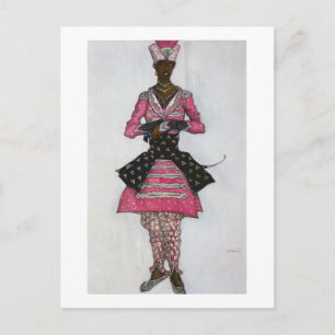 Costume design for The Indian Bridegroom, from Sle Postcard