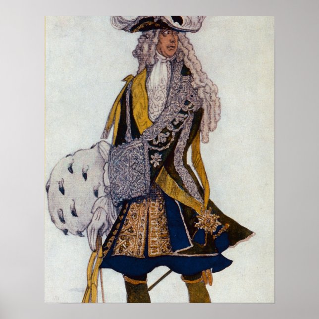 Costume design for The King, in the Garden, from S Poster (Front)