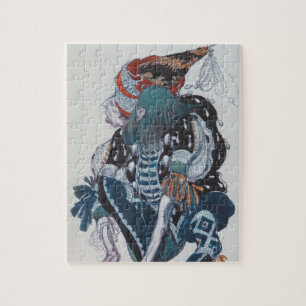 Costume design for the Pageboy of the wicked fairy Jigsaw Puzzle