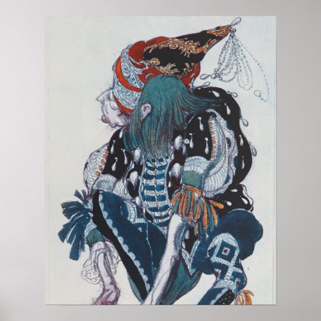 Costume design for the Pageboy of the wicked fairy Poster (Front)