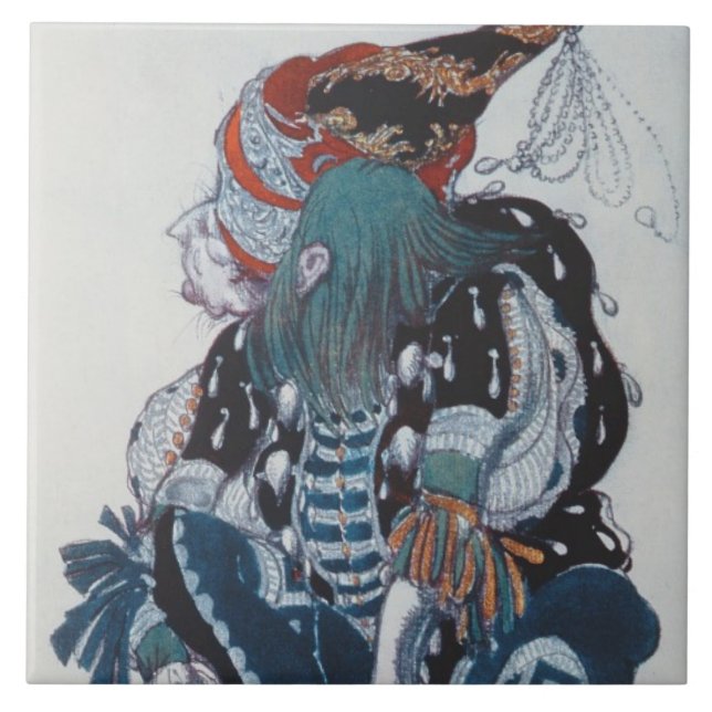 Costume design for the Pageboy of the wicked fairy Tile (Front)