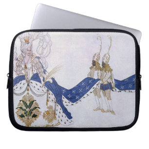 Costume design for The Queen and Her Pages, from S Laptop Sleeve